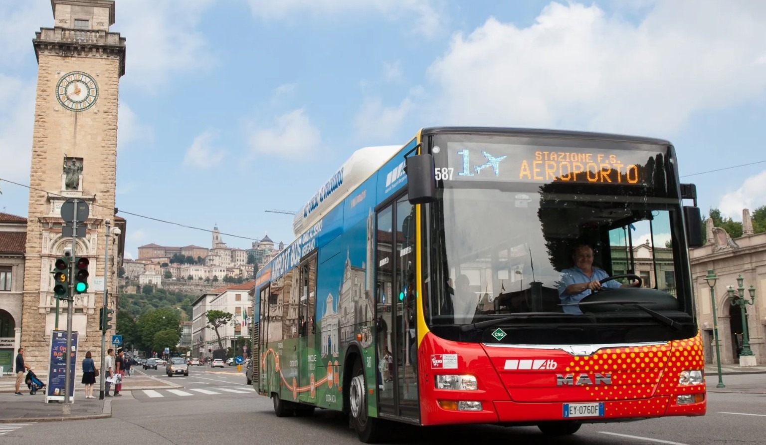 Airportbus to Bergamo Centrale